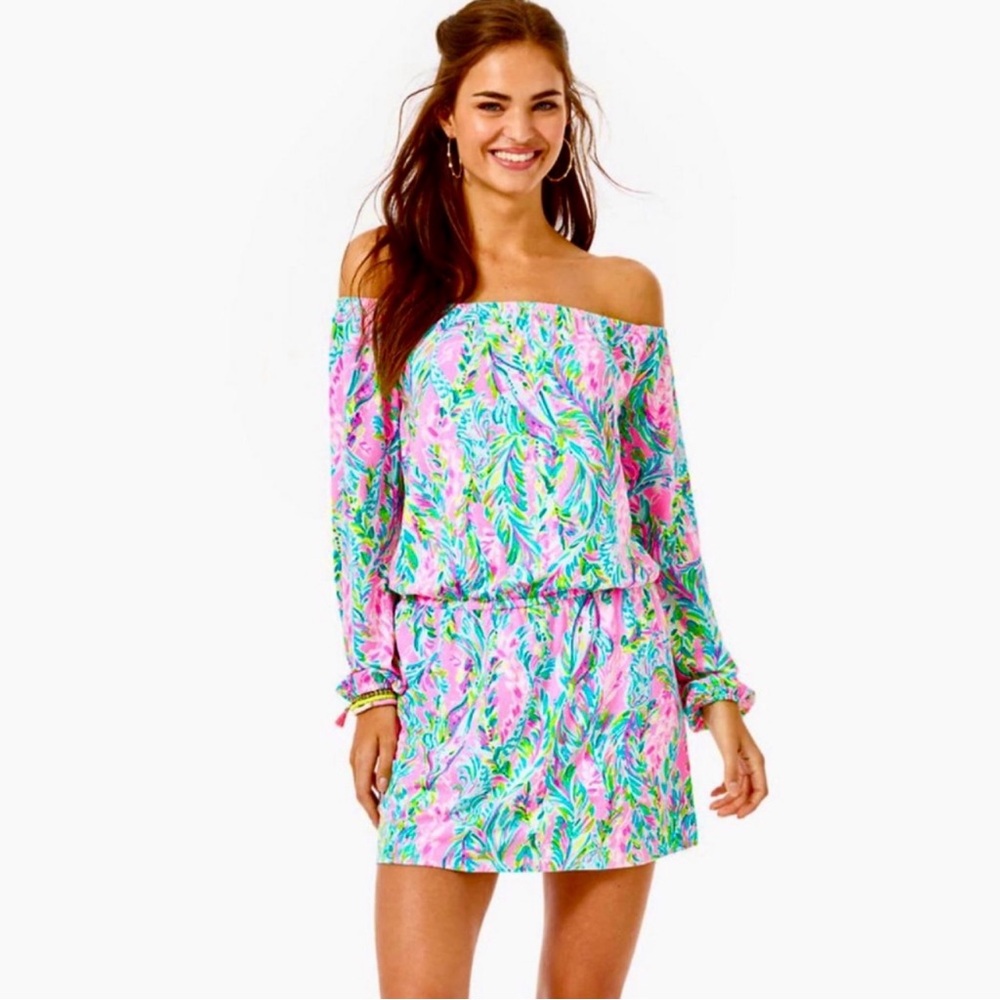 Lilly Pulitzer Off-Shoulder Dress